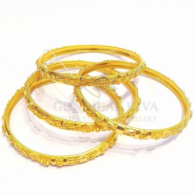 22kt gold bangle gbgh2
