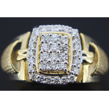 18k Diamond gents ring gk-r08 by 