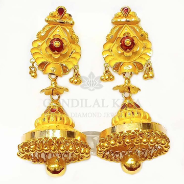 20 kt gold jhumki gj34 by 