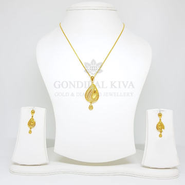 18kt gold pendant set gchp2 - gft15 by 