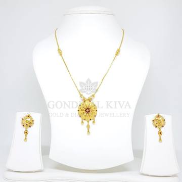 18kt gold pendant set gchp15 - gft29 by 