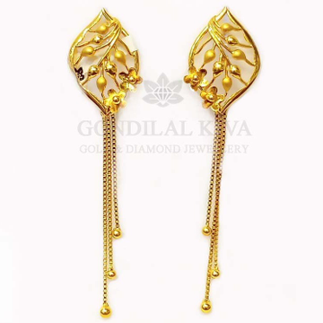 22 kt gold earrings gft hm57 by 