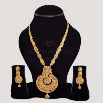 22kt Gold Necklace GNH48 - GFT HM84 by 