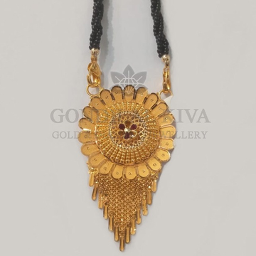 22kt gold mangalsutra gdl-h5 by 