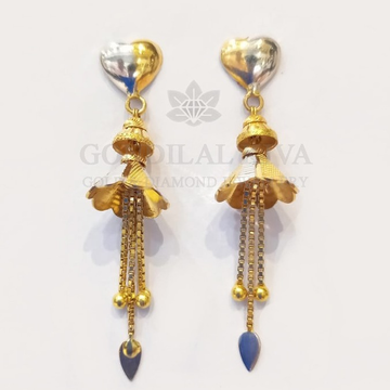 18kt gold earring gft153 by 
