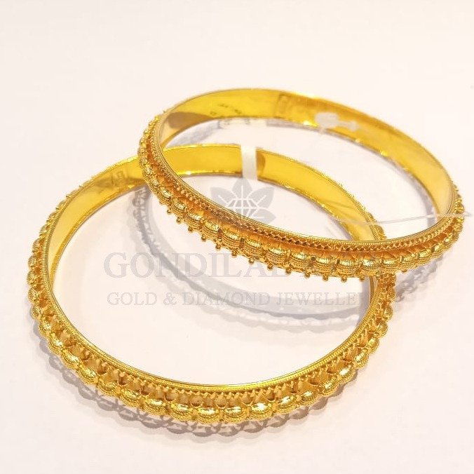 20kt gold bangle gbg20