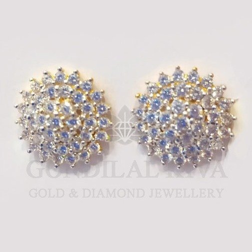 18kt gold earring gft143