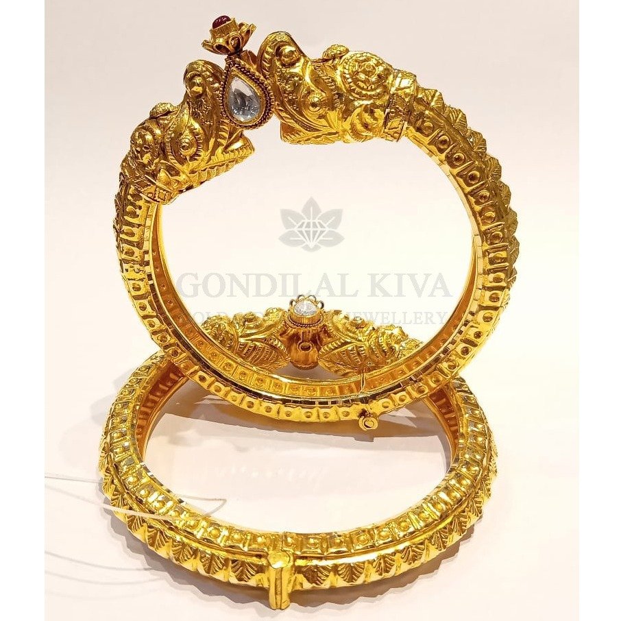 20kt gold bangle gbg42