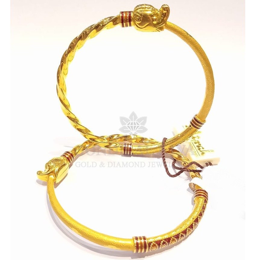 20kt gold bangle gbg34