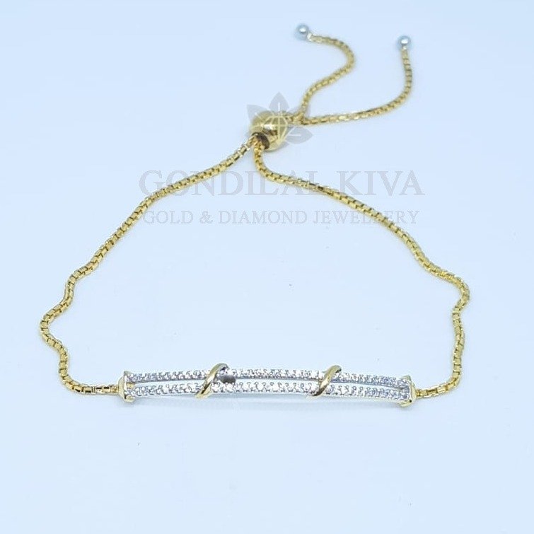 18kt gold bracelet gbr13