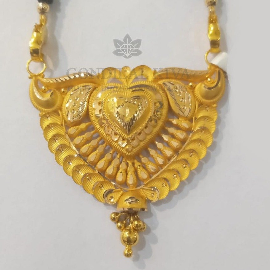 20kt gold mangalsutra gdl75