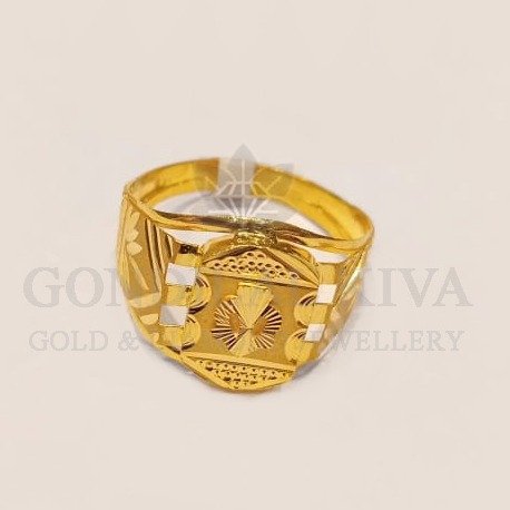 22kt gold ring ggr-h62