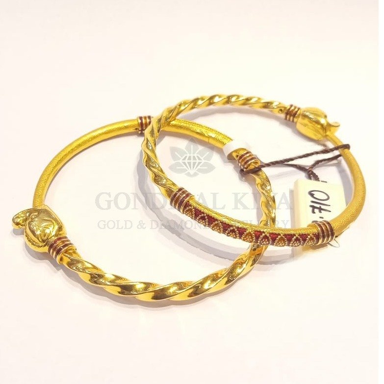 20kt gold bangle gbg34