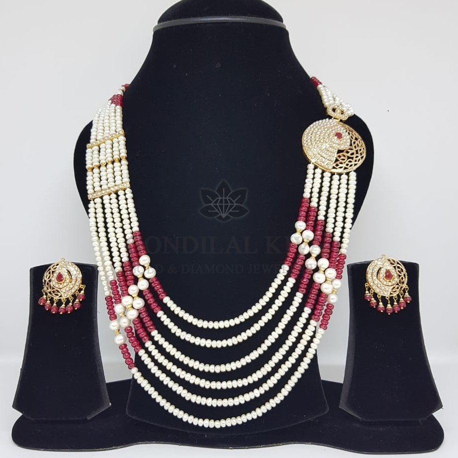 18kt gold necklace set gnl176 - gft439