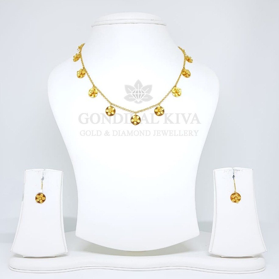 18kt gold pendant set gchp12 - gft26