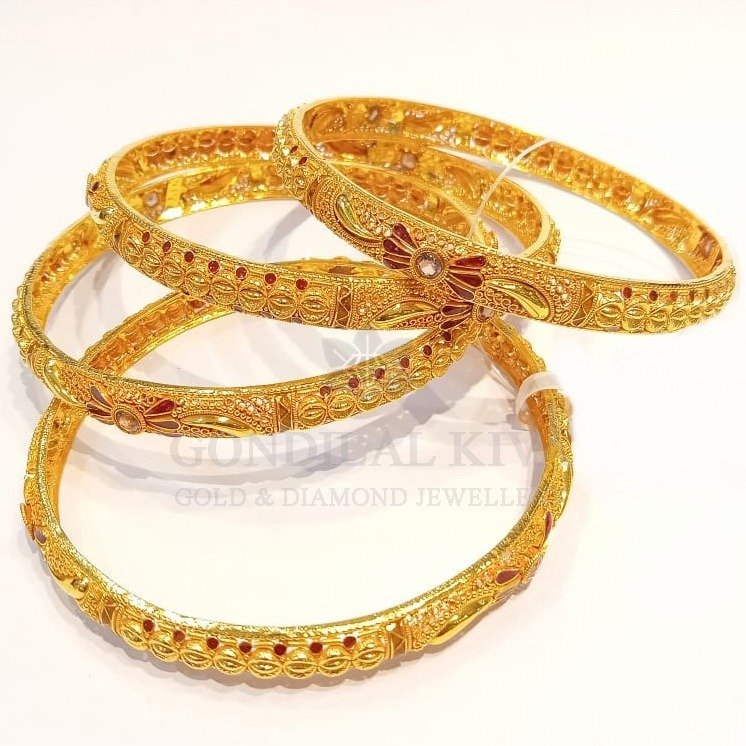 20kt gold bangles 4gbg167