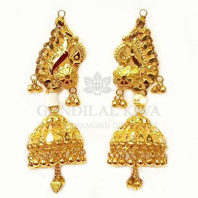 20 kt gold jhumki gj40