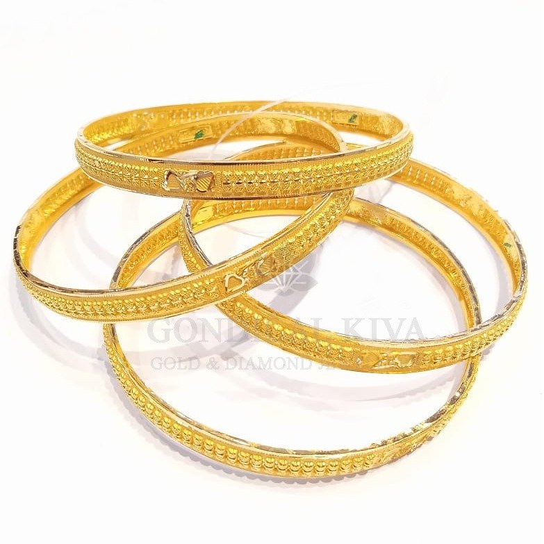 20kt gold bangles 4gbg36
