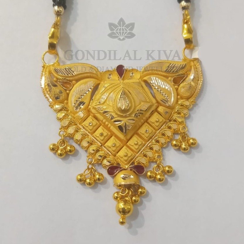 20kt gold mangalsutra gdl168