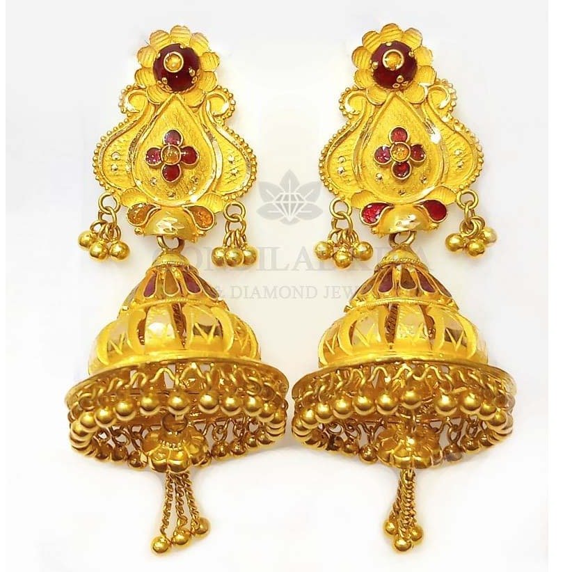 20 kt gold jhumki gj2