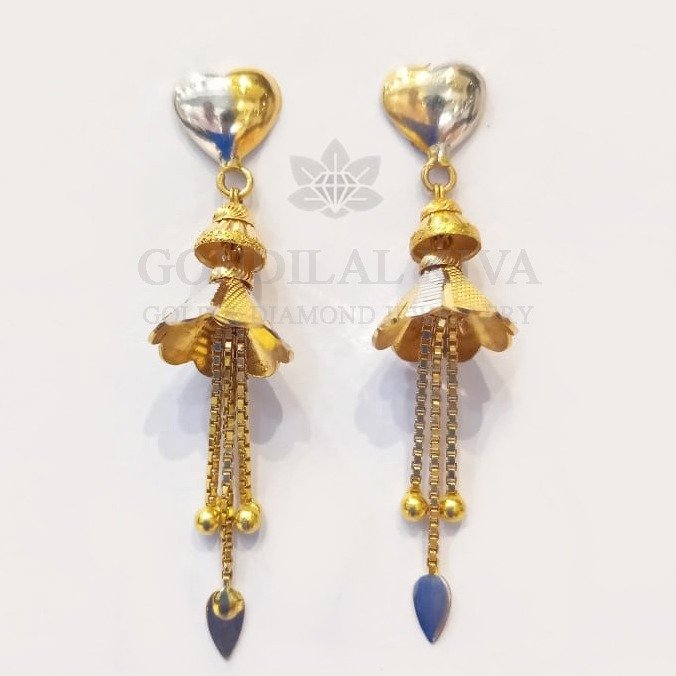 18kt gold earring gft153